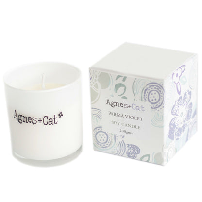 Agnes + Cat Votive Candle - Parma Violet | Auro & Co