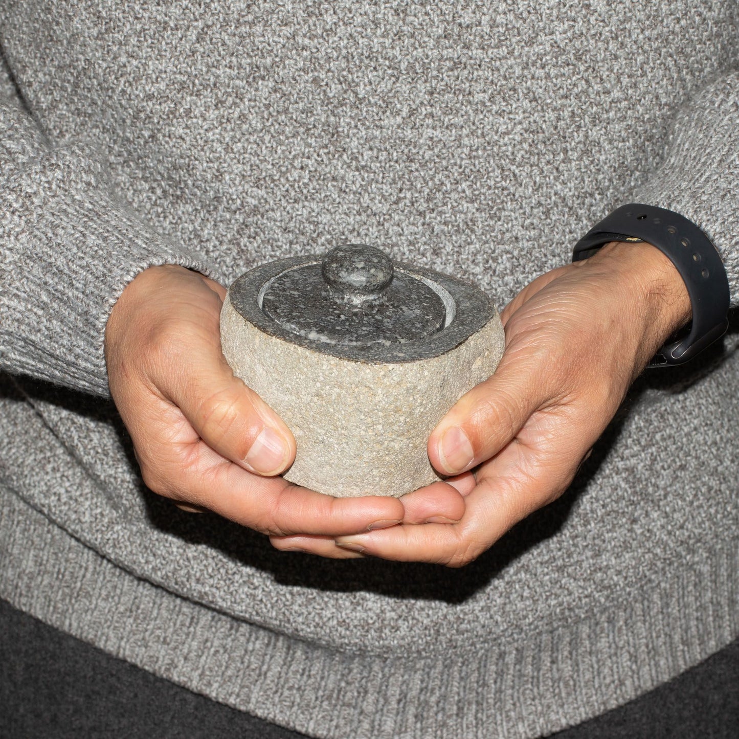 Natural Riverstone Grounding Pot - Small (aprox 9x7cm) – product image 8