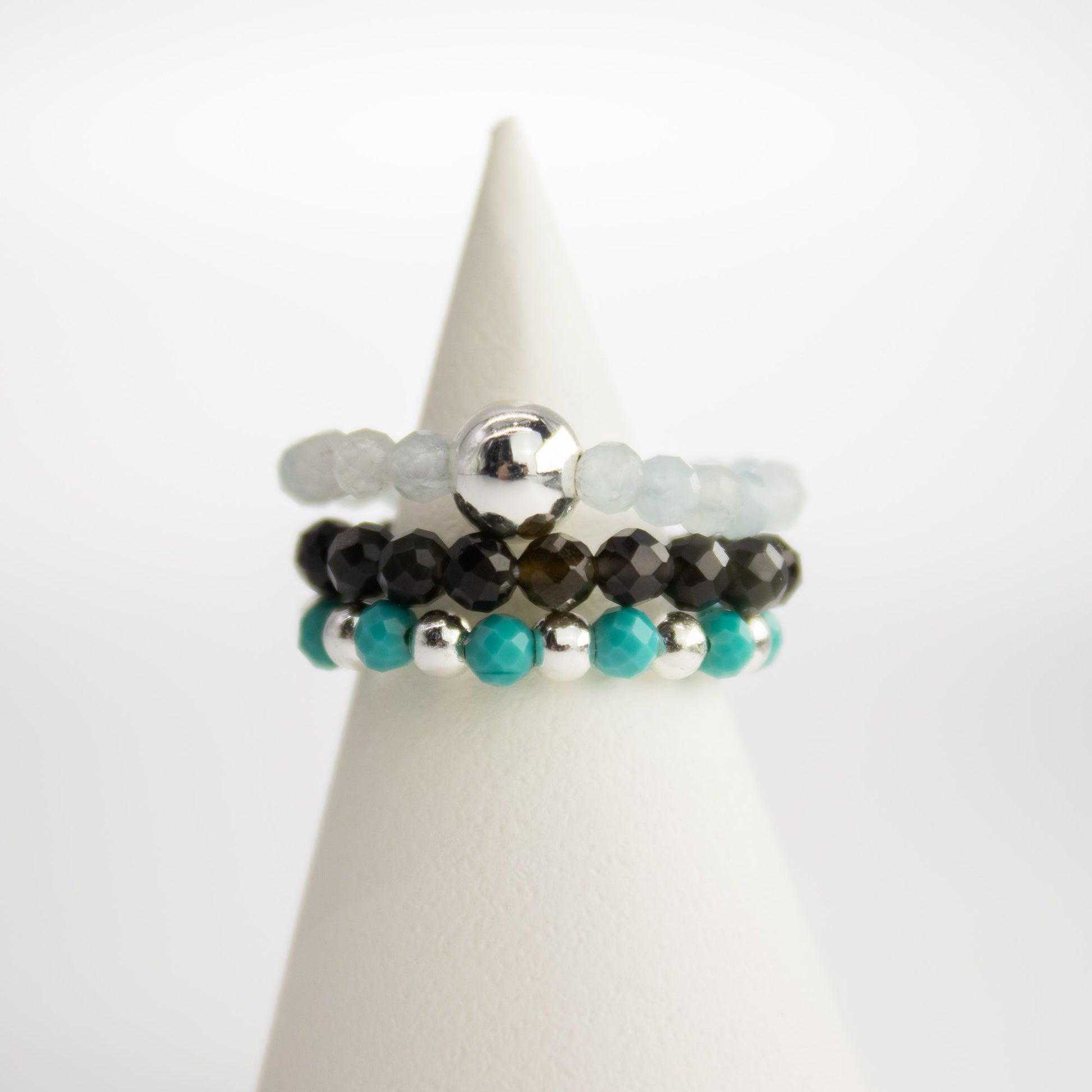 Nymph Spirit Gemstone Ring Set - Endless Ocean – product image 6