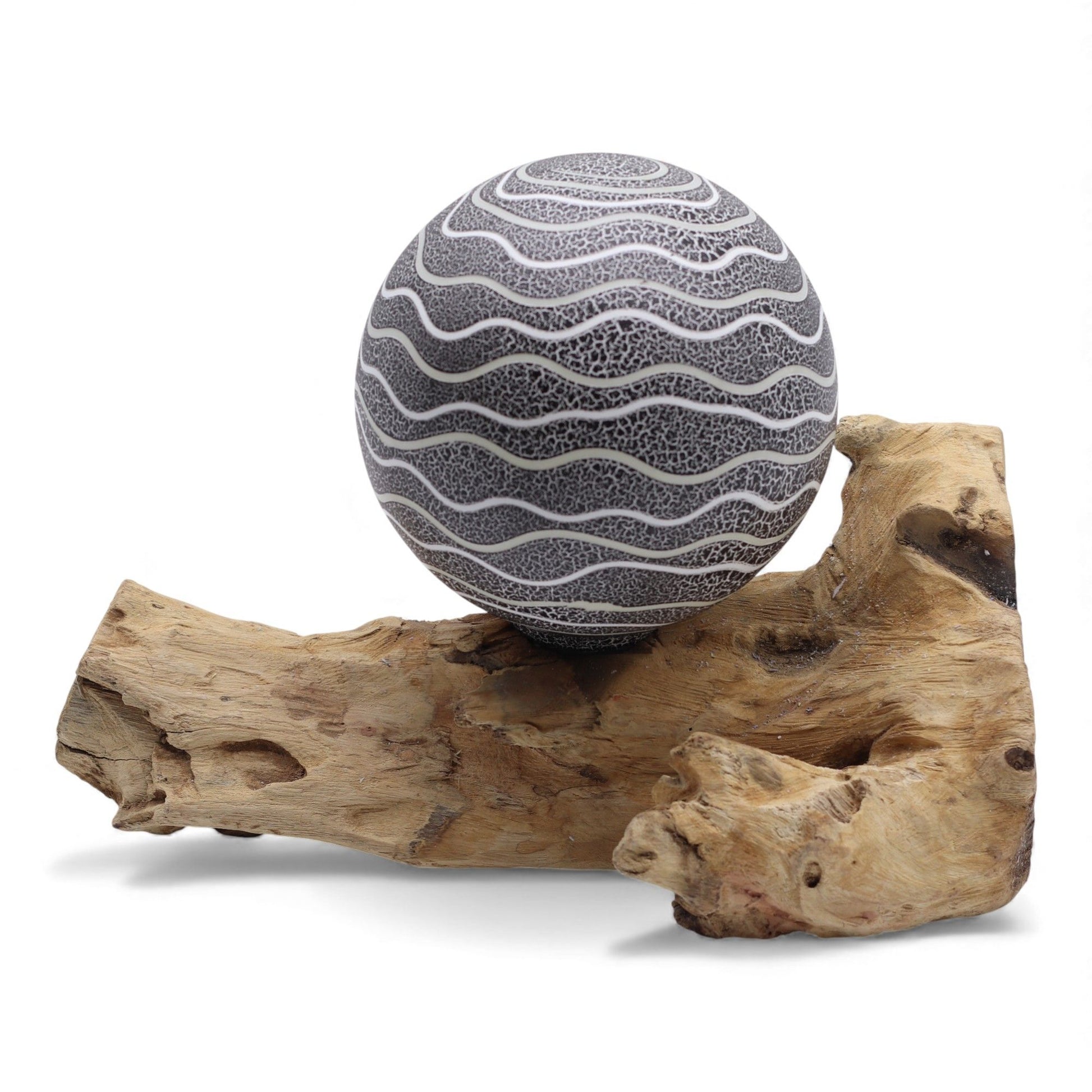 DriftGlow Lamp Grey Luna Shade | Auro & Co