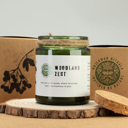 Greenman Woodwick Soy Candle - Woodland Zest – product image 5