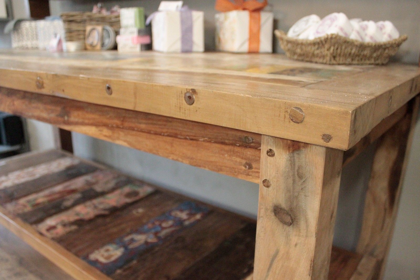 A&C 2.2m Standard Table with top shelf – product image 6