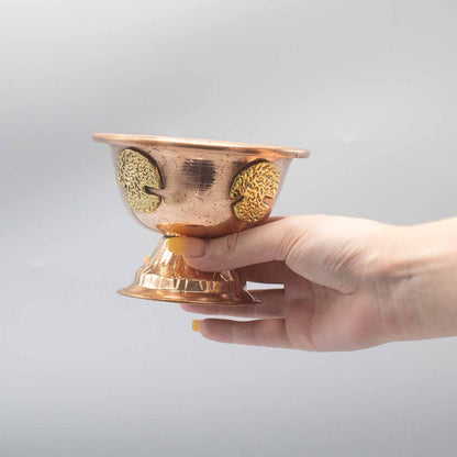 Tree of Life Copper Ritual Chalice, 12x9cm