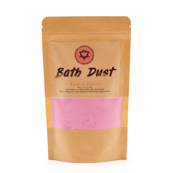 Rose & Petals Bath Dust 190g | Auro & Co