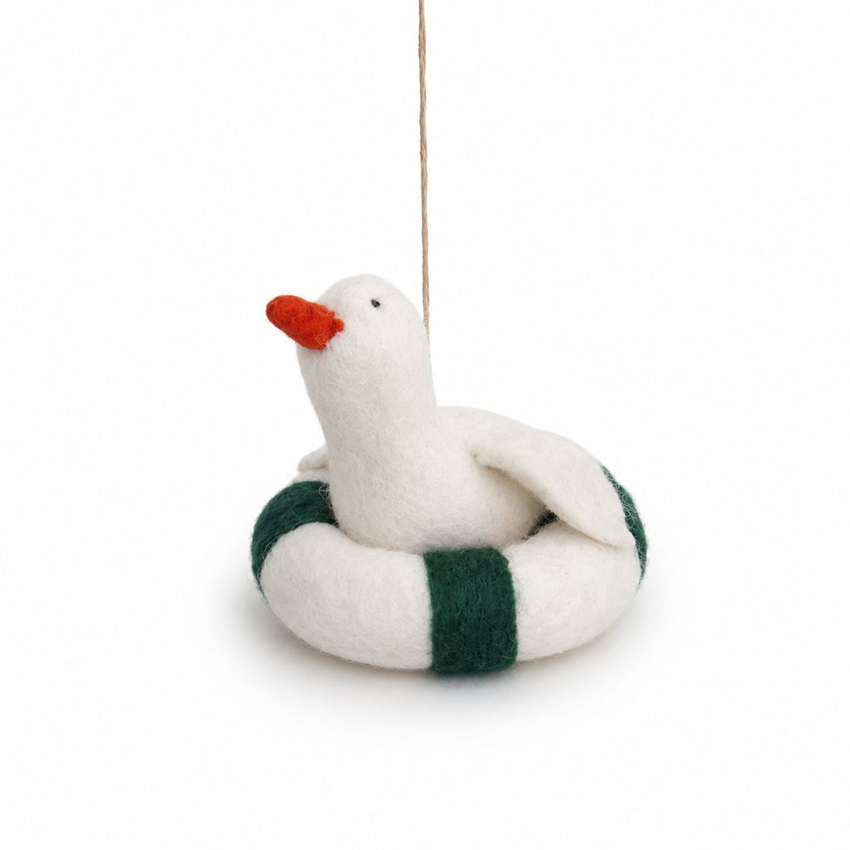 Felt Rabbit & Sheep Charms, Set of 8, Hanging Decorations & Bag Charms
