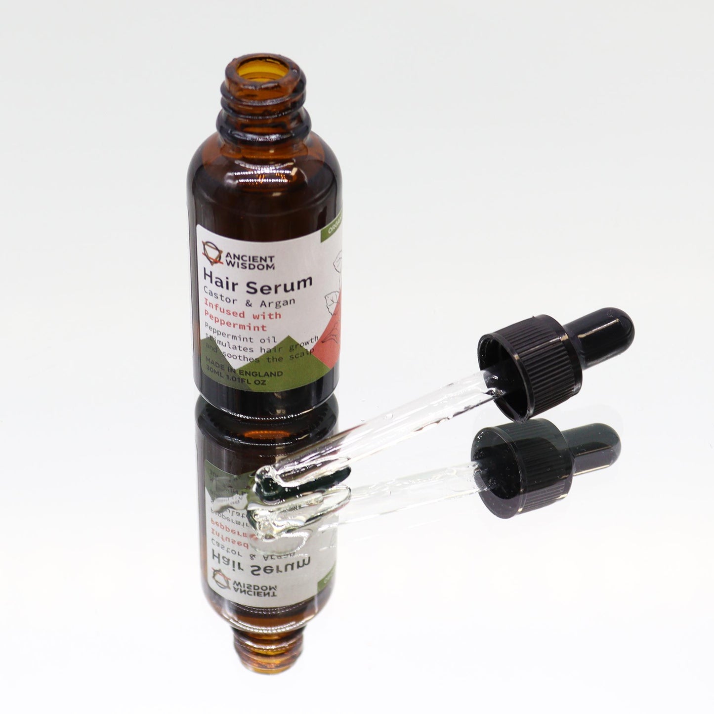 Organic Hair Serum 30ml - Peppermint – lifestyle shot