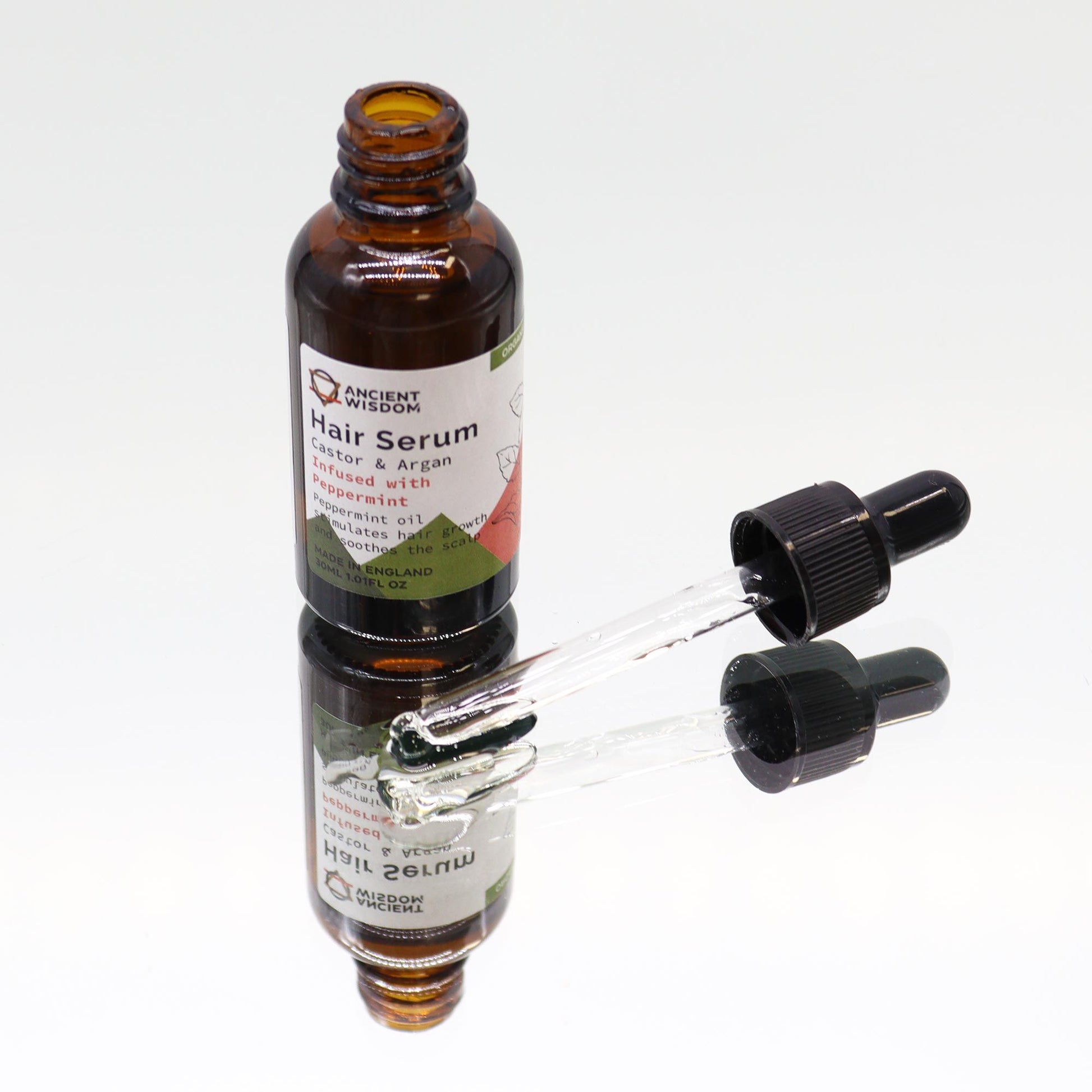 Organic Hair Serum 30ml - Peppermint – lifestyle shot