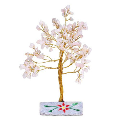 Indian Gemstone Trees Rose Quartz - 160 Stone | Auro & Co