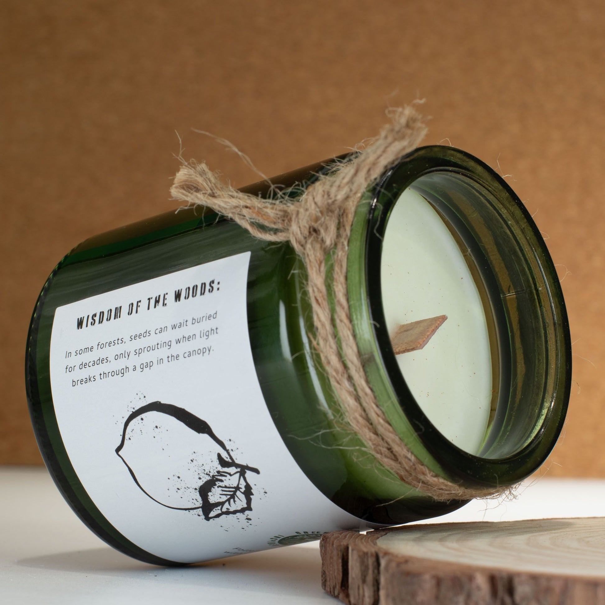 Greenman Woodwick Soy Candle - Cedar Citrus – packaging