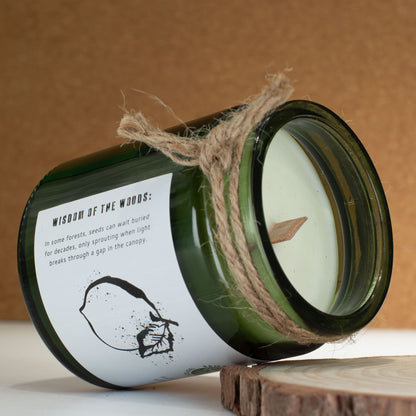Greenman Woodwick Soy Candle - Cedar Citrus – packaging