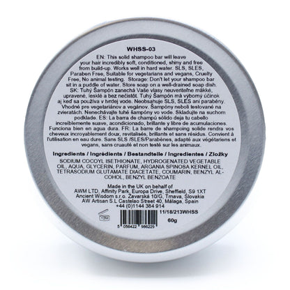 Wild Hare Solid Shampoo 60g - Hairy Coconut – packaging