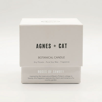 Agnes + Cat Botanical Soy Wax Candle - Roses of Sawrey – product image 6