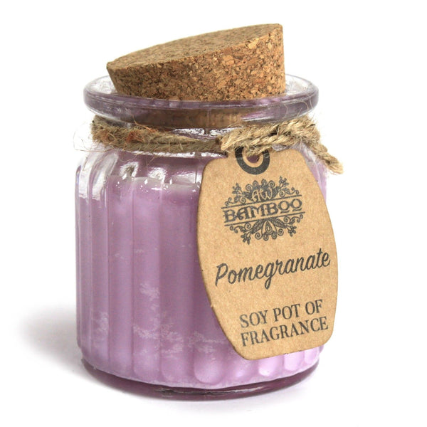 Pomegranate Soy Pot of Fragrance Candles | Auro & Co