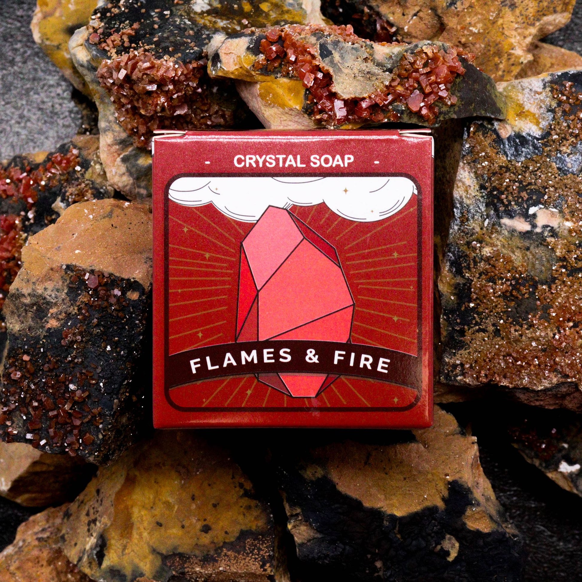 Crystal Elemental Soap - Fire – lifestyle shot