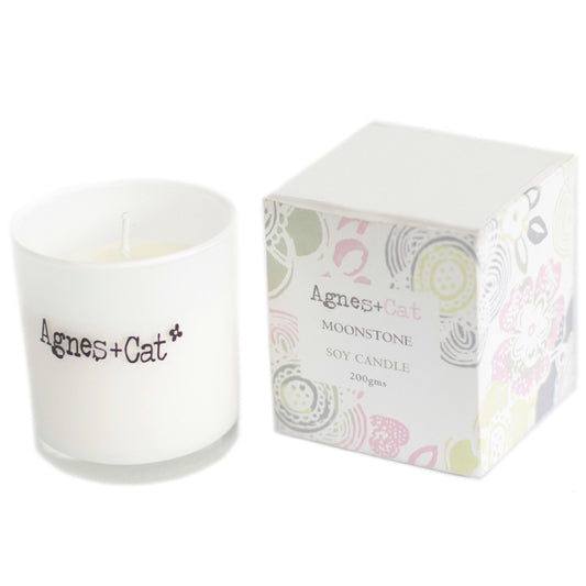 Agnes + Cat Votive Candle - Moonstone | Auro & Co