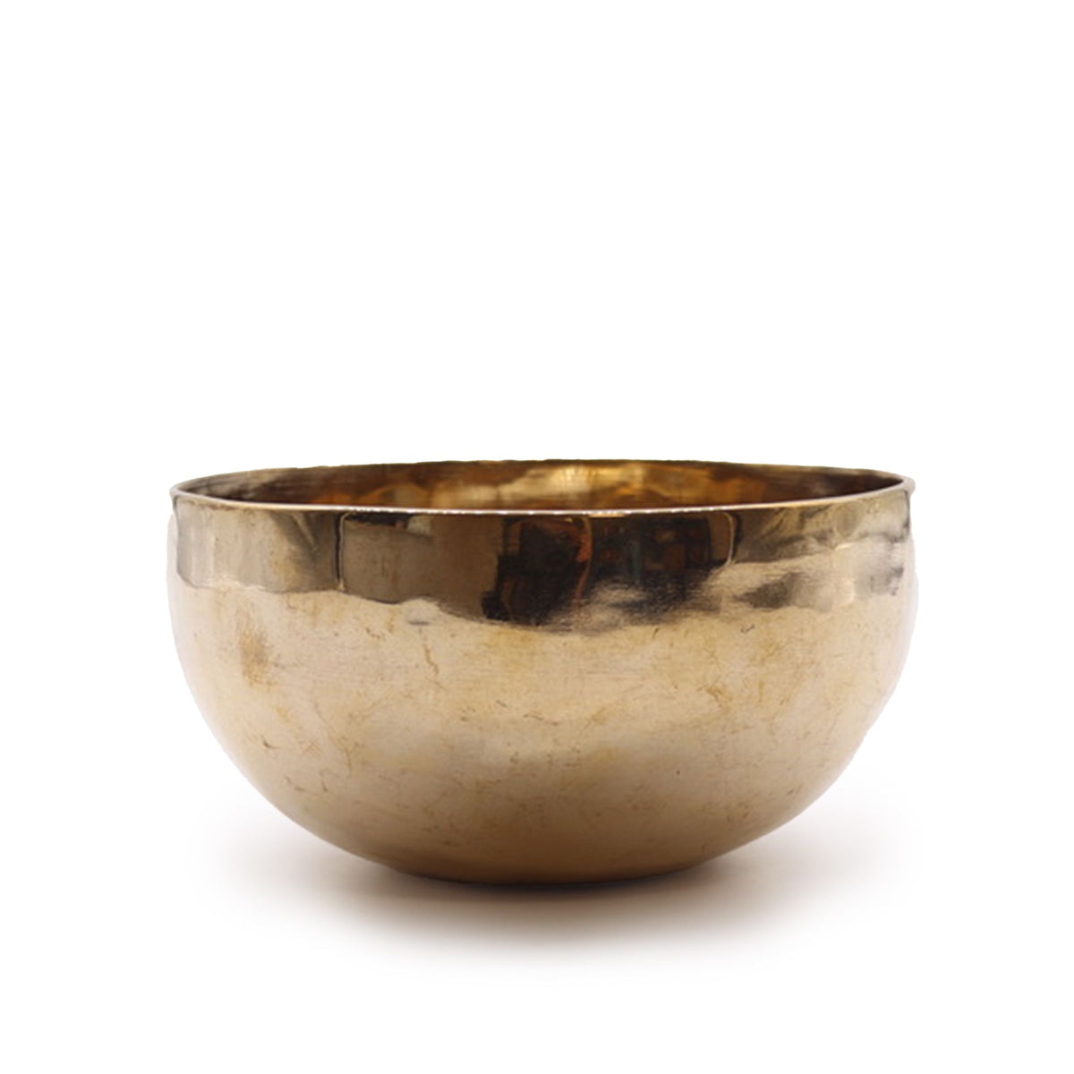 Shining Bell-Metal Singing Bowl, Handmade, Medium, 15cm, approx 750g