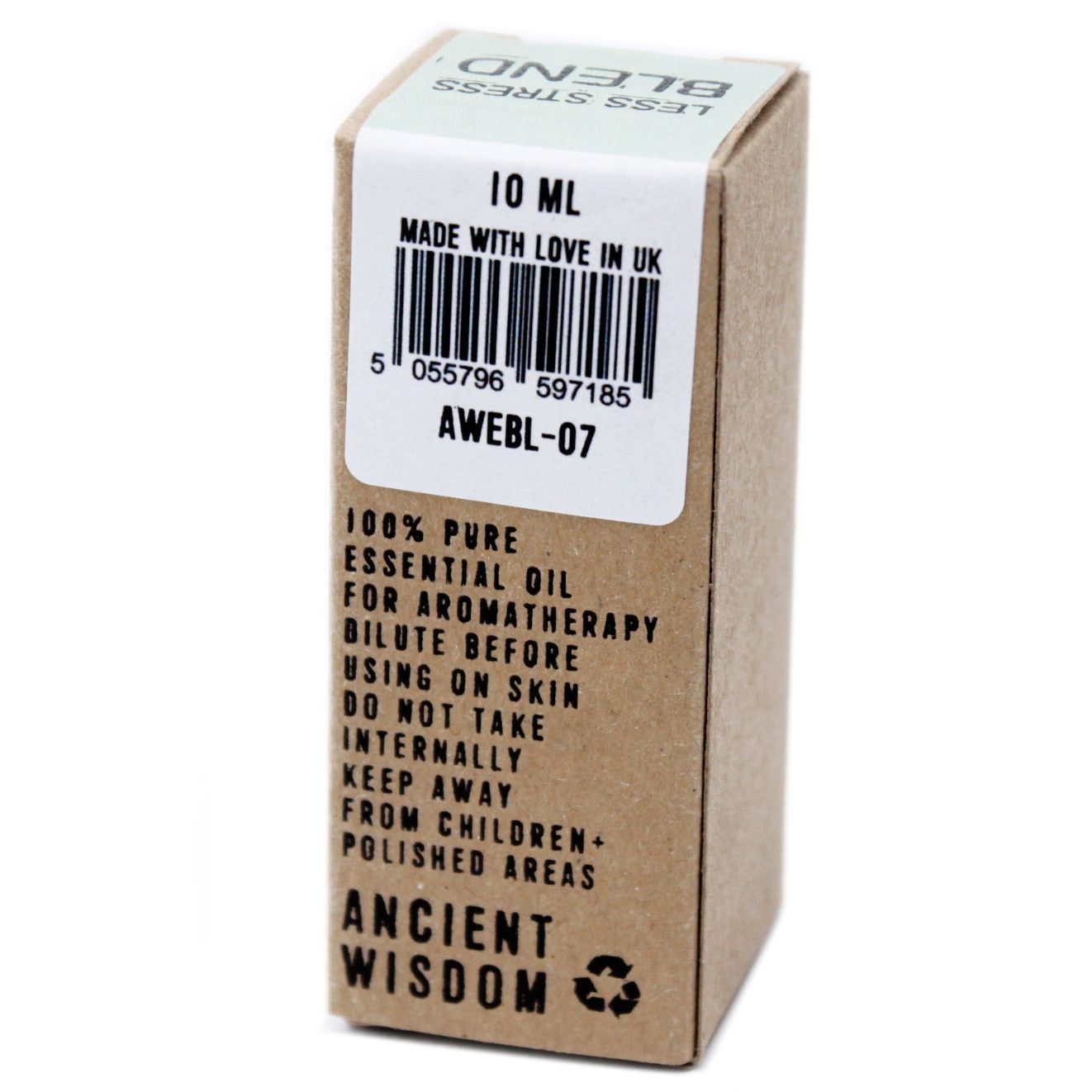 Less Stress Essential Oil Blend - Boxed - 10ml – packaging
