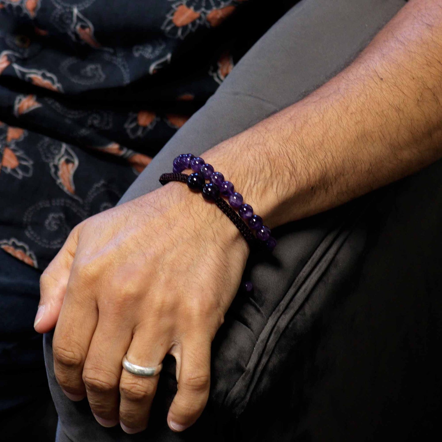 Gemstone Double Power Bracelets- Amethyst – packaging