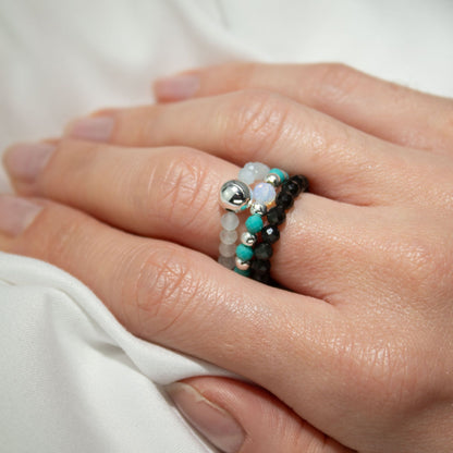 Nymph Spirit Gemstone Ring Set - Endless Ocean – product image 7