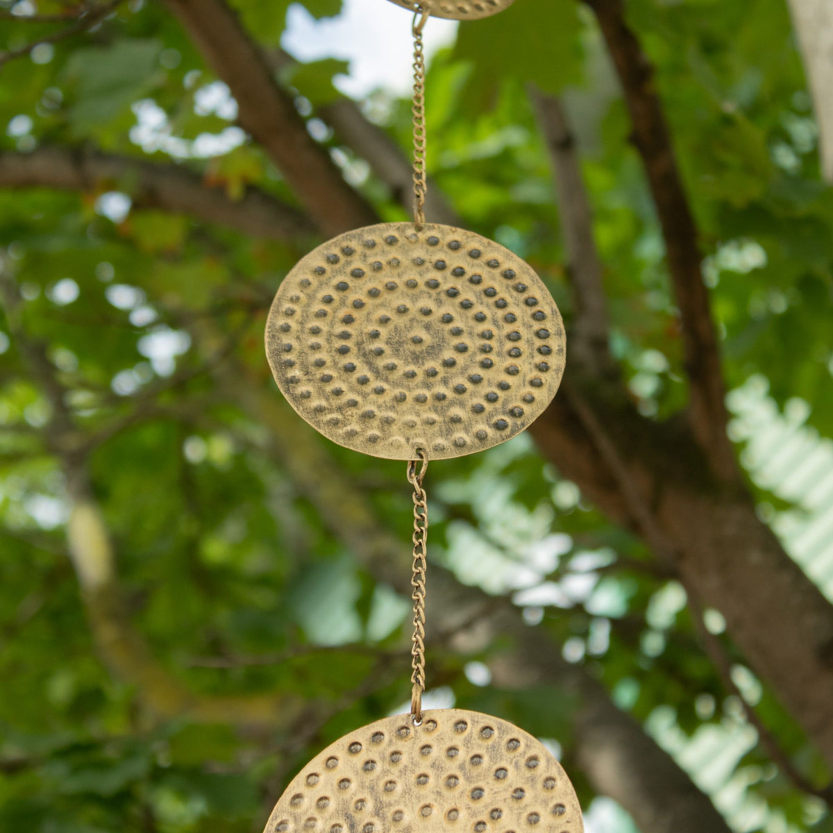 Moon Phases Brass Drop Chime with Bell, 1m