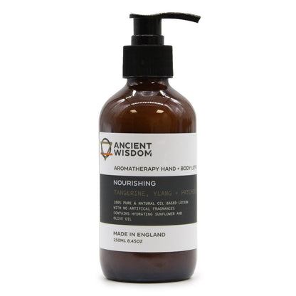 Tangerine, Ylang & Patchouli Hand & Body Lotion 250ml | Auro & Co