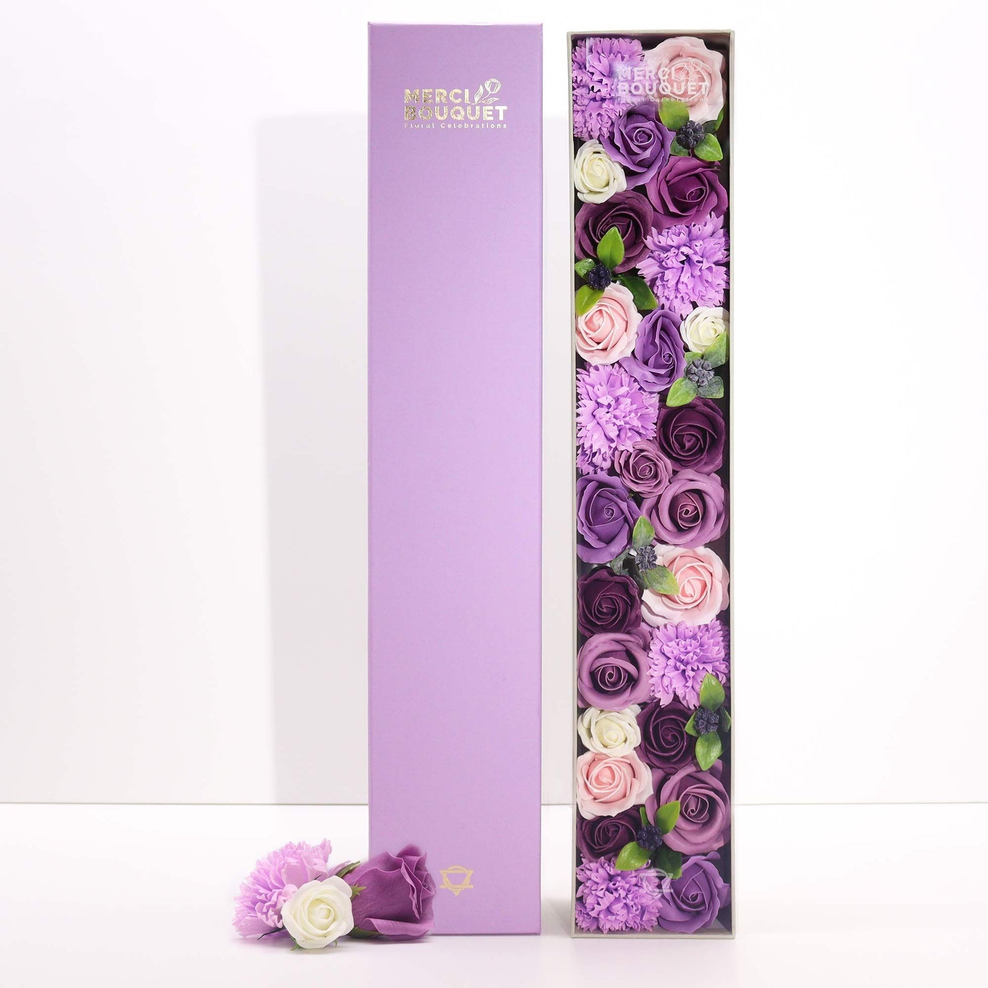 Extra Long - Lavender Rose & Carnation | Auro & Co