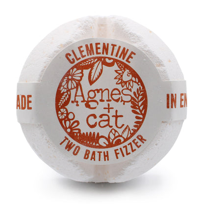 Clementine Bath Fizzer | Agnes + Cat