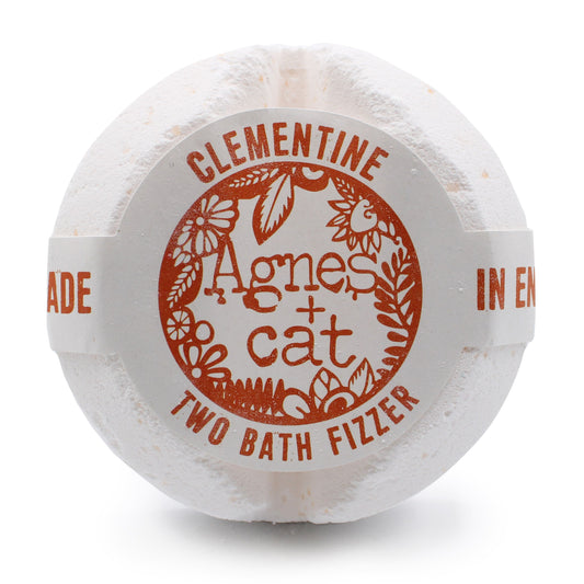 Clementine Bath Fizzer | Agnes + Cat
