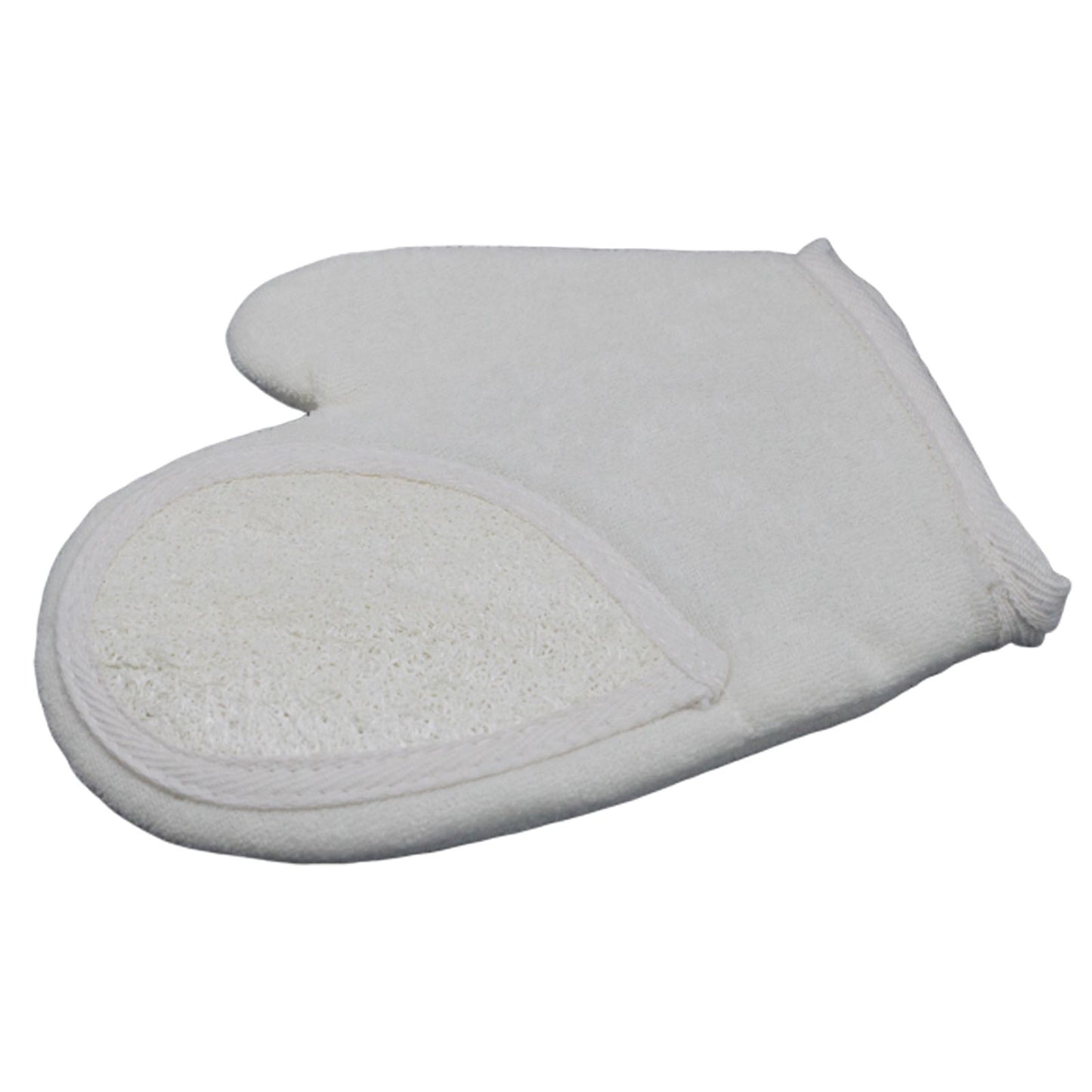 Natural Loofah Body Scrubs - Glove – detail view