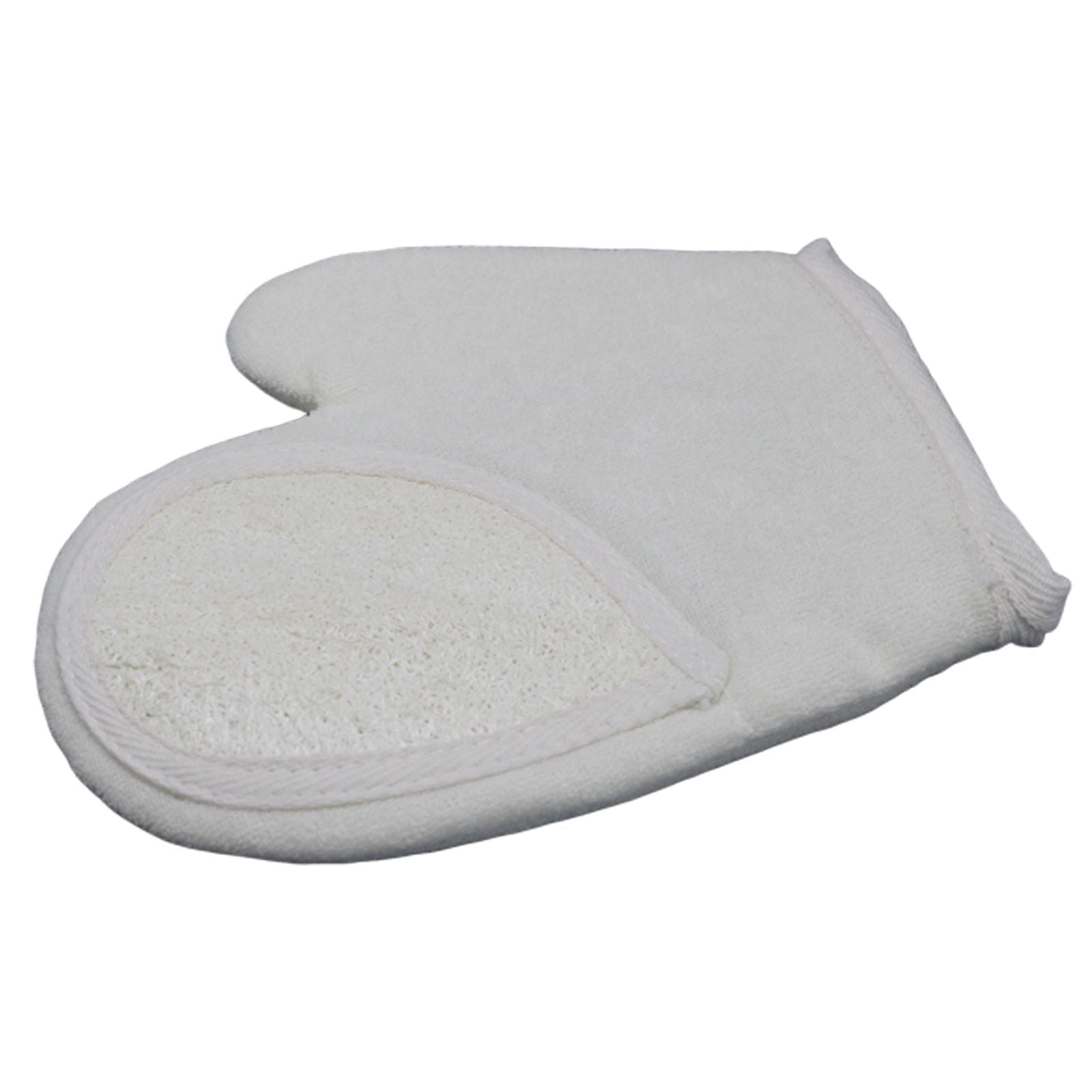Natural Loofah Body Scrubs - Glove – detail view