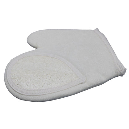 Natural Loofah Body Scrubs - Glove – detail view