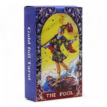 Blue Foil Tarot Card Set - Mandala - with booklet – product image 5