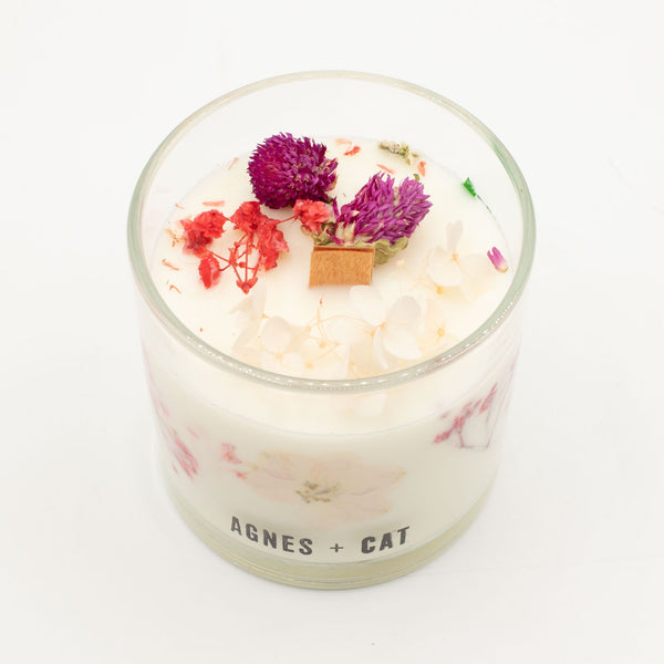 Agnes + Cat Botanical Soy Wax Candle - Roses of Sawrey | Auro & Co