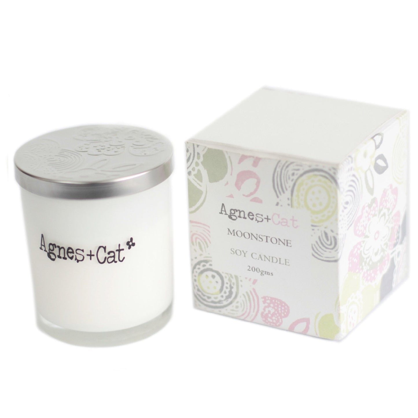Agnes + Cat Votive Candle - Moonstone – detail view