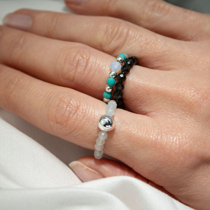 Nymph Spirit Gemstone Ring Set - Endless Ocean – product image 8
