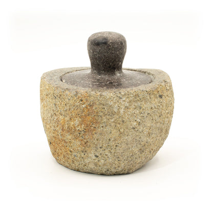 Natural Riverstone Grounding Pot -Medium (aprox 12x8cm) | Auro & Co