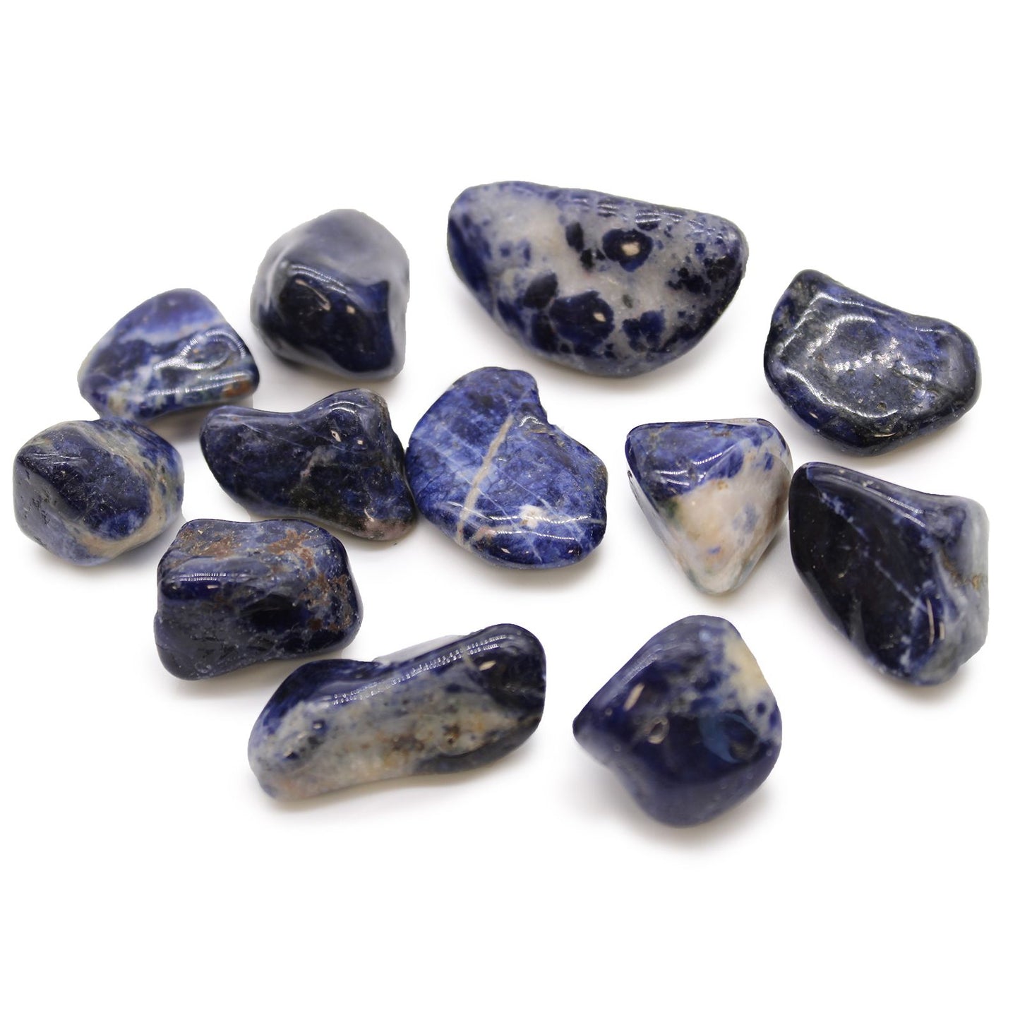 Medium African Tumble Stones - Sodalite - Pure Blue | Auro & Co