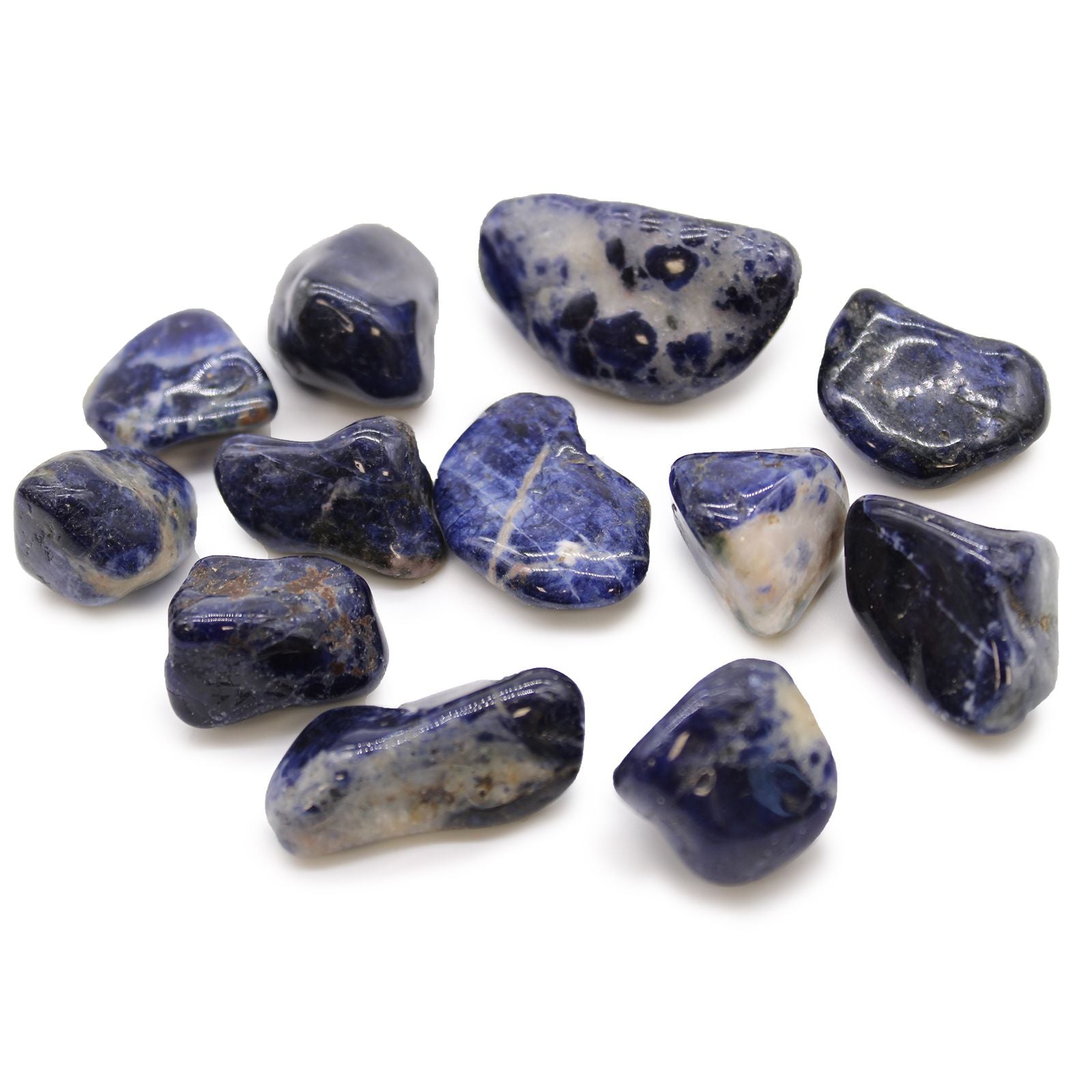 Medium African Tumble Stones - Sodalite - Pure Blue | Auro & Co
