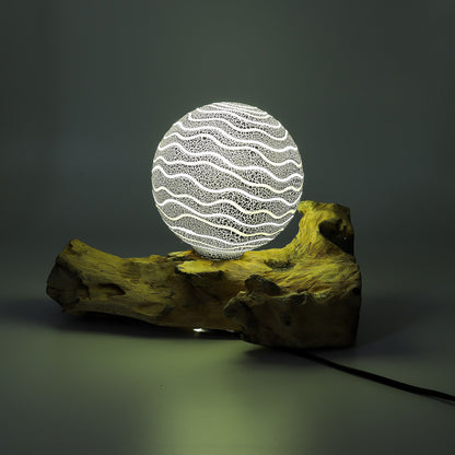 DriftGlow Lamp Grey Luna Shade – packaging