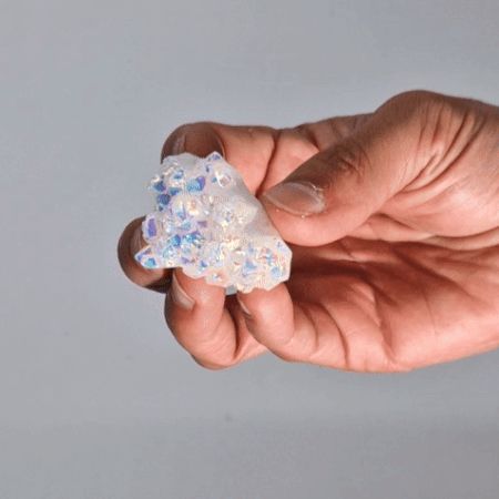 Small Enhanced Quartz - Aura Angel Quartz – lifestyle shot