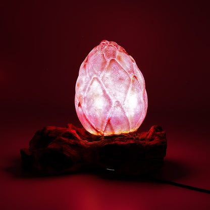 DriftGlow Lamp Crackle Lotus Flower Shade - Purple – product image 6