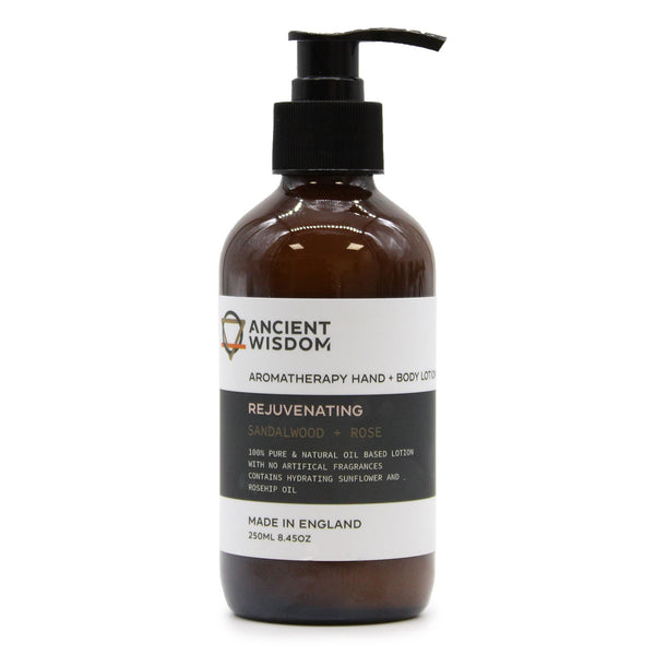Sandalwood & Rose Hand & Body Lotion 250ml | Auro & Co