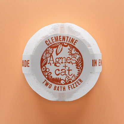 Clementine Bath Fizzer | Agnes + Cat