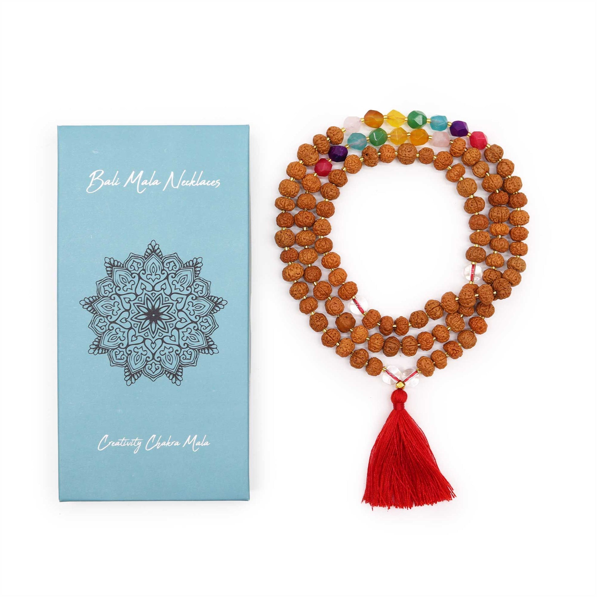 Bali Mala Necklace - Creativity Chakra | Auro & Co