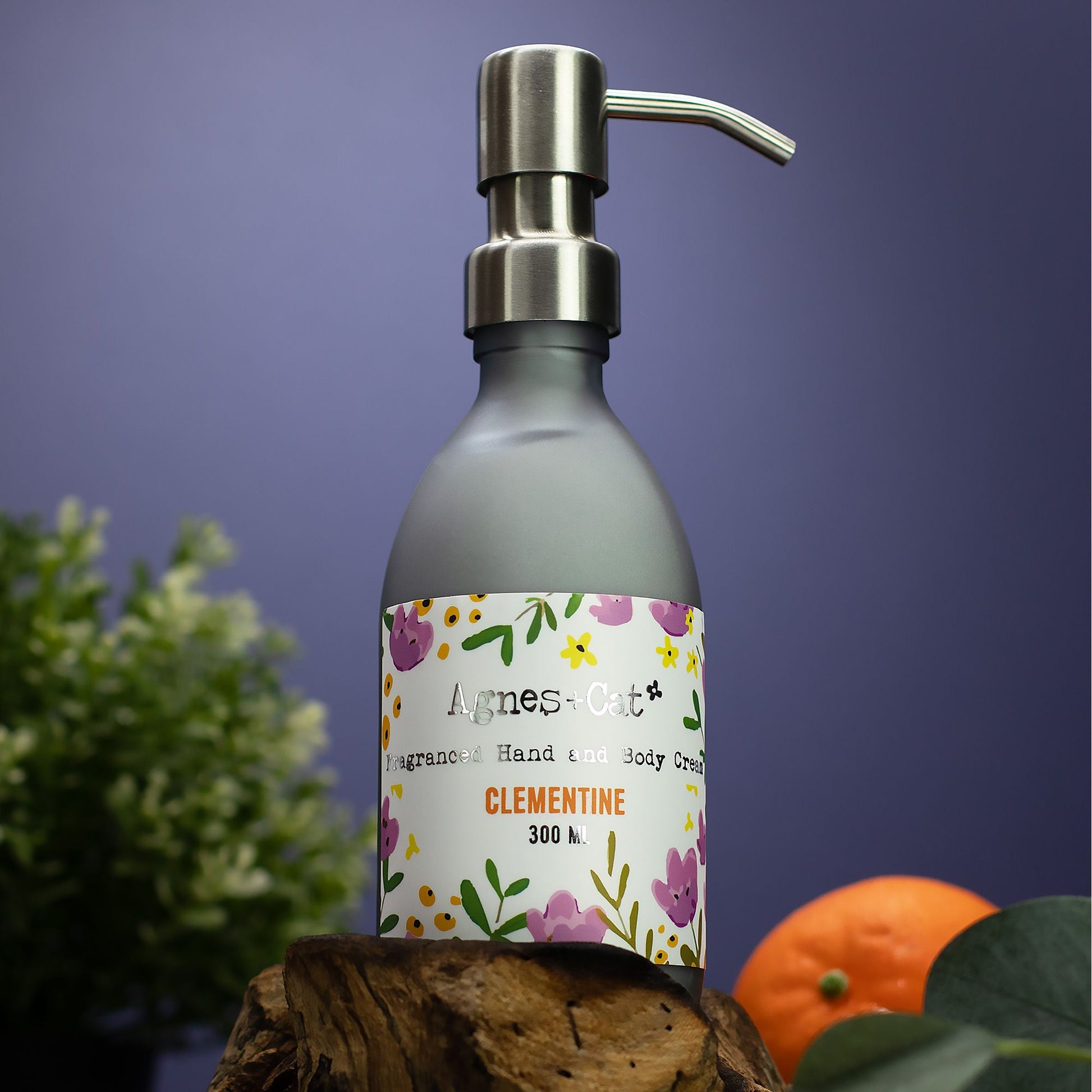 Agnes + Cat Hand & Body Cream - Clementine – packaging
