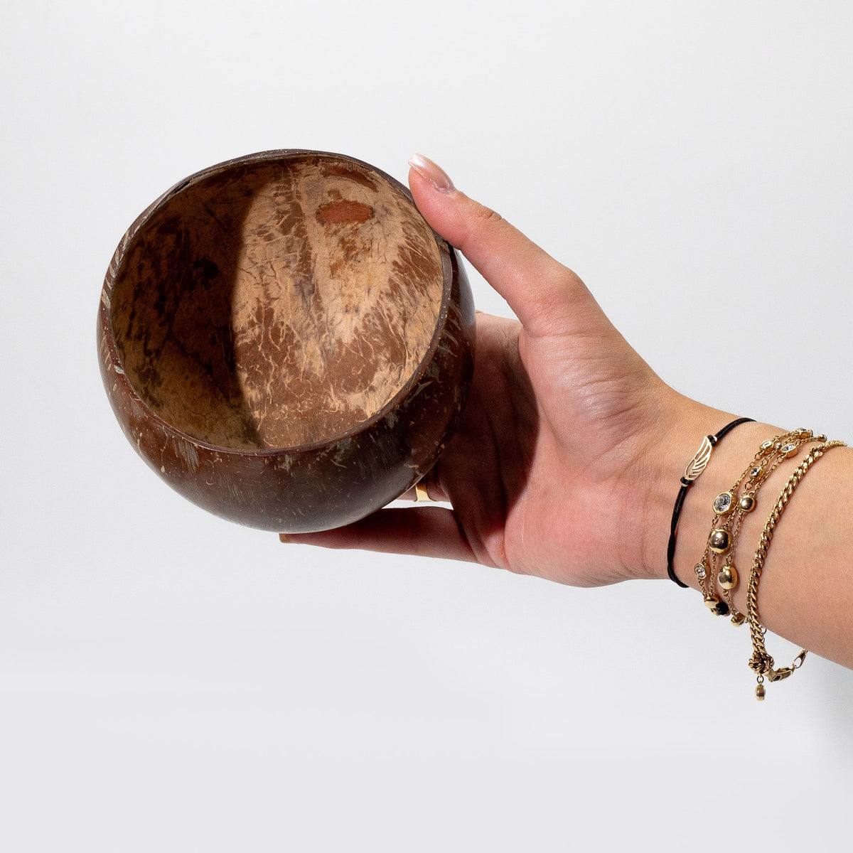 Natural Coconut Shell Bowl, Small, 7 x 10cm