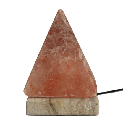 Quality USB Pyramid Salt Lamp - 9 cm (multi) – detail view