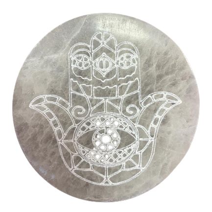 Medium Charging Plate 10cm - Hamsa | Auro & Co