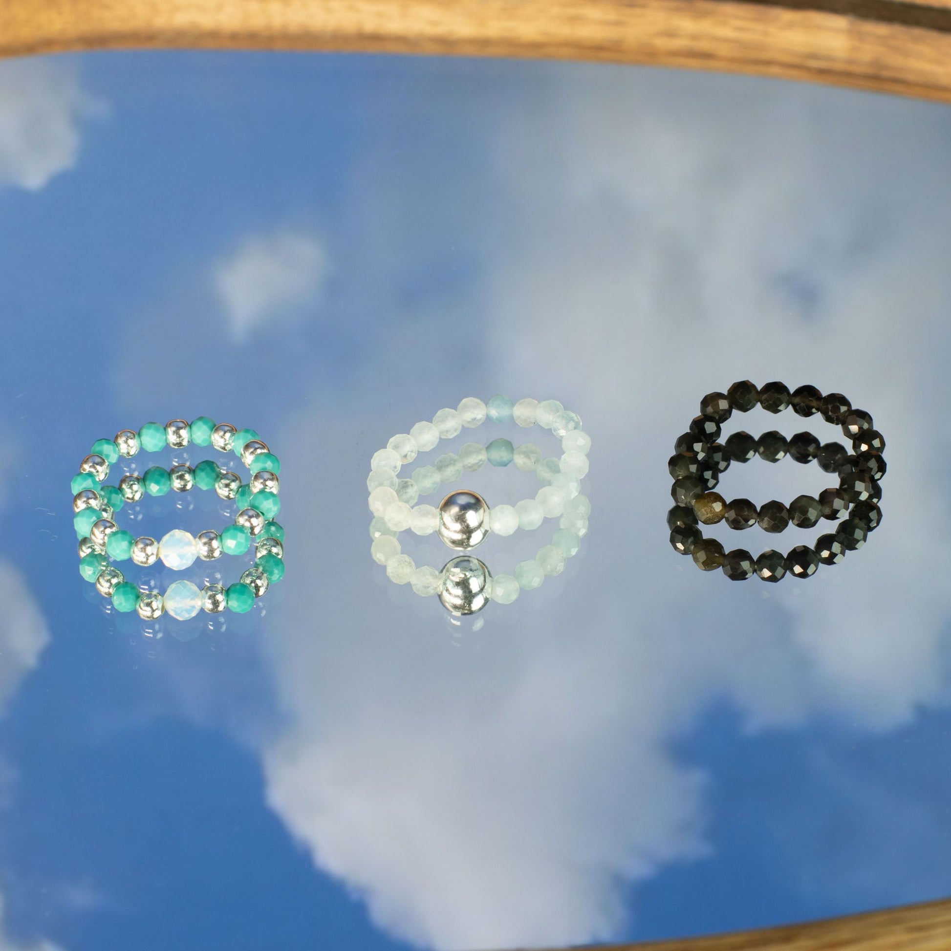 Nymph Spirit Gemstone Ring Set - Endless Ocean – product image 9