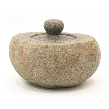 Natural Riverstone Grounding Pot - Large (aprox 15x12cm) | Auro & Co